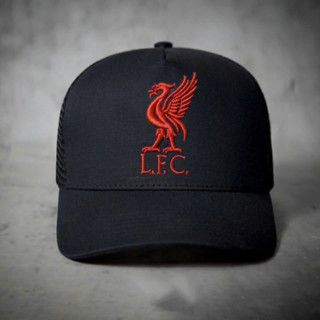 (Hàng VNXK) Nón kết, Mũ lưỡi trai Liverpool phối lưới vải Kaki đẹp Form chuẩn (Ảnh thật)