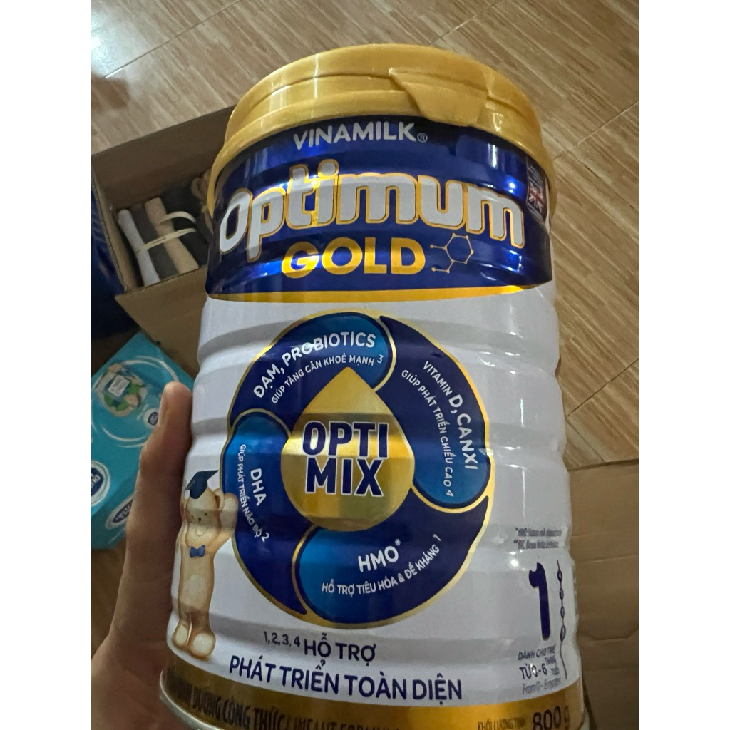 Sữa bột Optimum Gold 1/2/3/4 800g