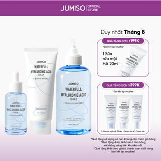 Set Waterfull Jumiso - Toner, Serum, Kem dưỡng HA 250ml,50ml,100ml