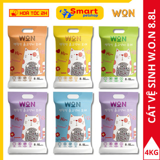 [Combo 6 Gói] Cát Vệ Sinh Cho Mèo WON 8.8L