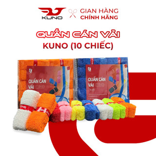Quấn Cán Vải vợt cầu lông QV10 KUNO Chính Hãng,dày,êm,mịn chống trơn túi 10 chiếc