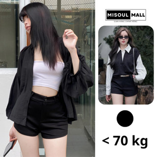 Quần Short Legging Nữ Dáng Ngắn BigSize MiSoul Mall Chất Umi Co Giãn Mềm Mại, Quần Đùi Ôm Sát Thể Thao 450