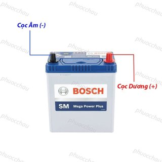 Ắc Quy BOSCH 40B19L/R (12V-35AH)