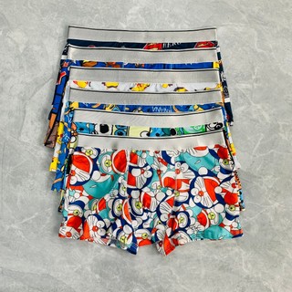  Combo 6 Quần Sịp Đùi Nam in nhân vật hoạt hình mẫu mới boxer thun lạnh co dãn 4 chiều kháng khuẩn 
