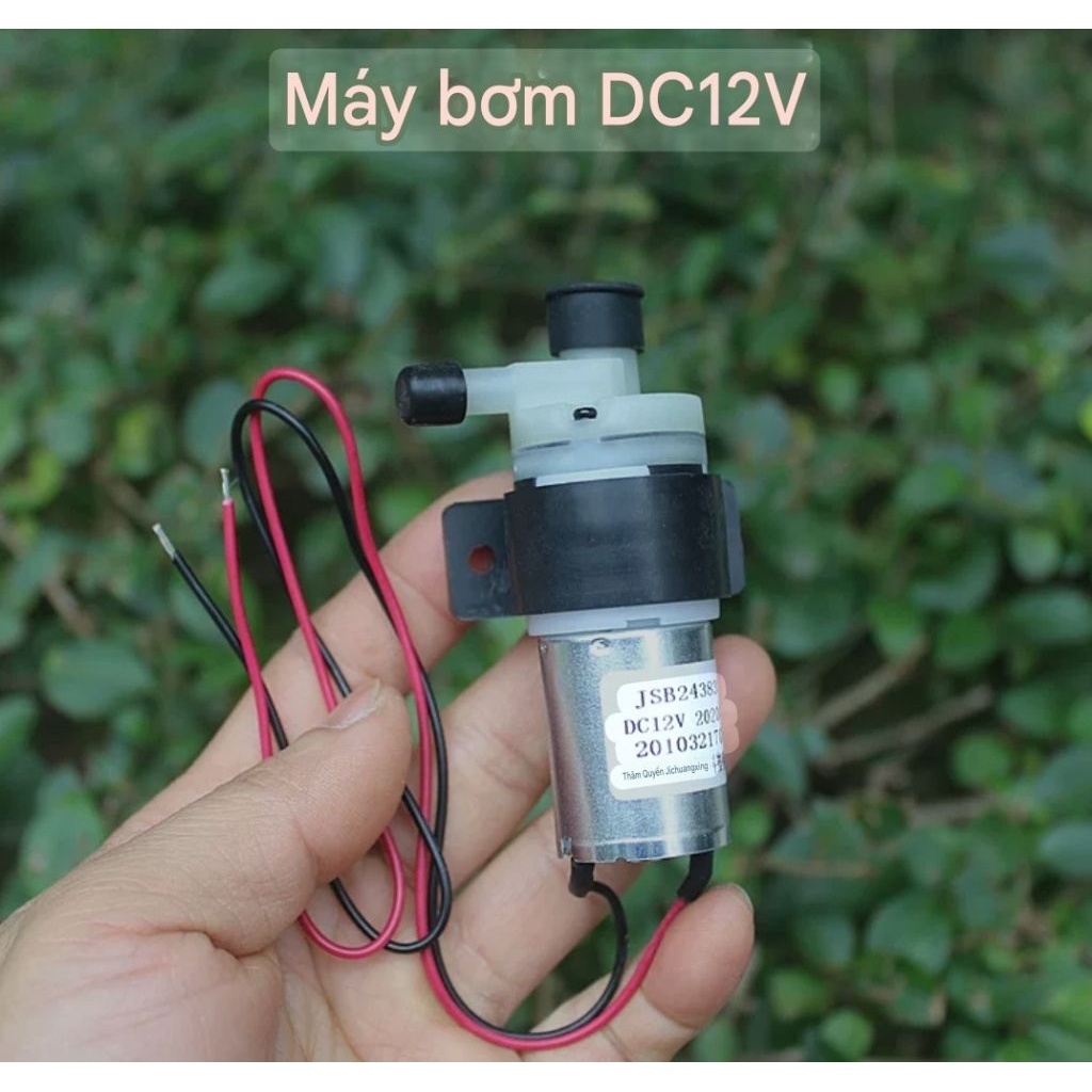 Bơm nước 12V tự mồi motor 370