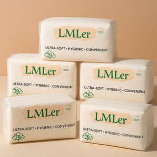   Cao Cấp  Khăn Lau Mặt Khô Lmler 70 miếng mềm mịn thấm nước tốt P0708 