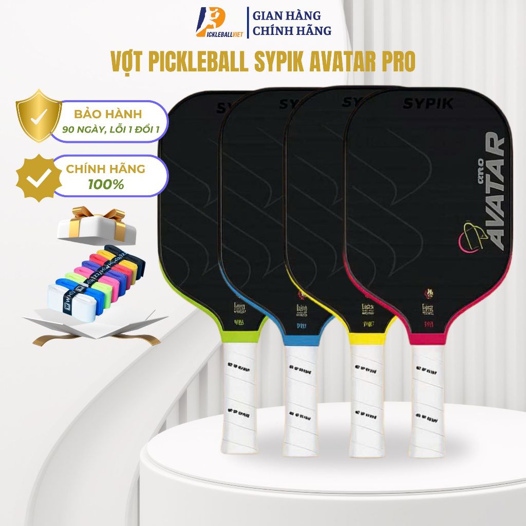 ✅ Vợt Pickleball Sypik Avatar Pro 16mm Chính Hãng - Có Chip NFC