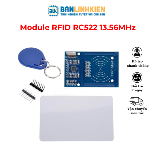 Module RFID RC522 13.56MHz  Banlinhkien