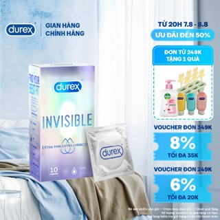 Bao cao su Durex Extra Thin Extra Lubricated 10 bao