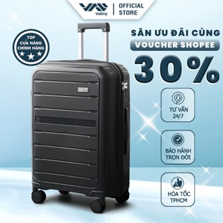 Vali Du Lịch VALINY VNY07 size 24 inch Chất Liệu Nhựa PP Cao Cấp Dẻo Dai Màu Dark Grey BẢO HÀNH TRỌN ĐỜI