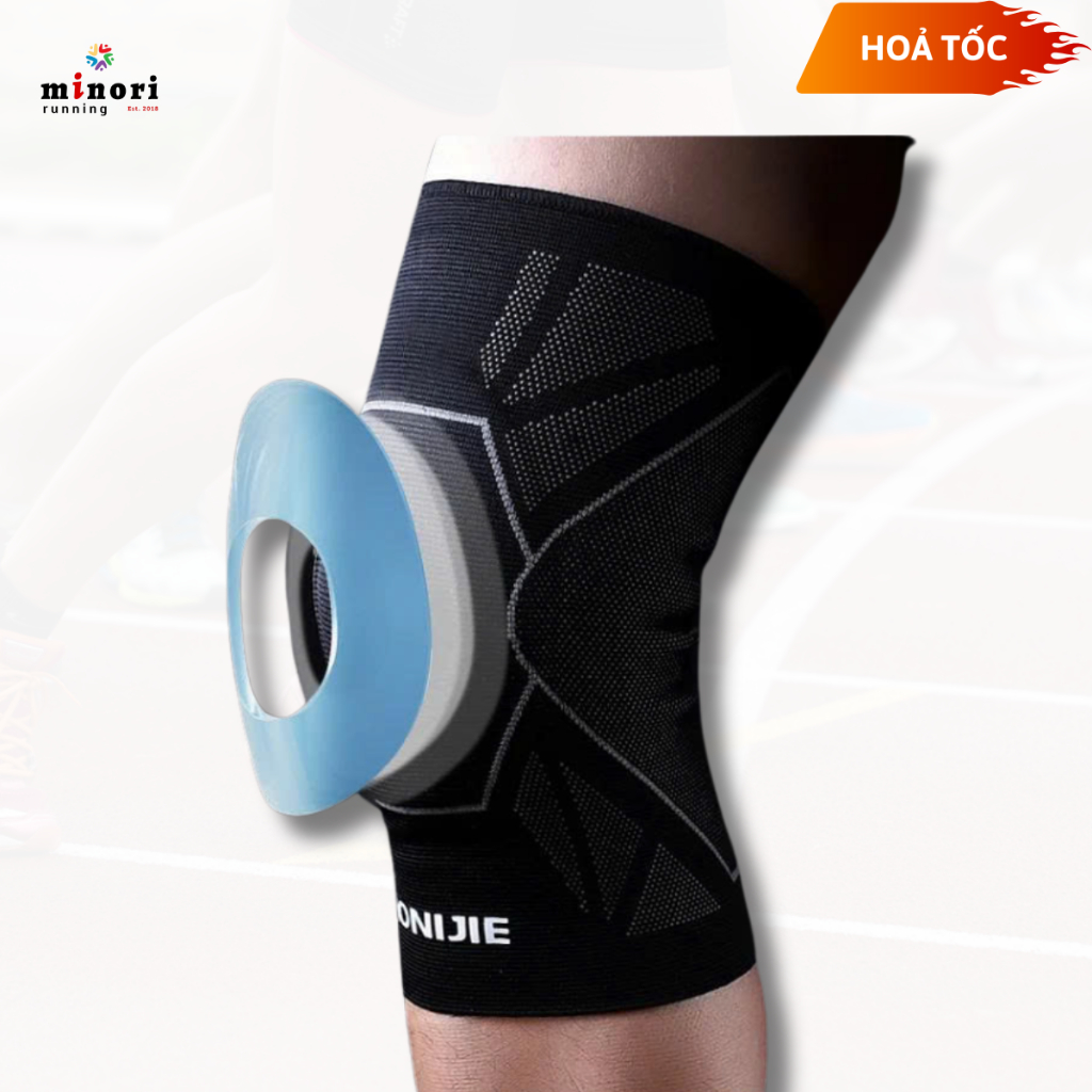 Bó Gối Thể Thao Bảo vệ Đầu gối Pickleball băng gối thể thao tập gym Aonijie E4108 cao cấp đệm silico
