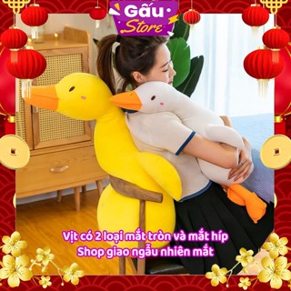 Gấu Bông Vịt Bông Má Hồng, Vịt Trầm Cảm Mệt Mỏi, Gấu Bông Con Vịt Cổ Dài Khổng Lồ Siêu Dễ Thương Mềm Mịn