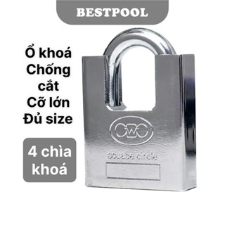 Khóa Cửa Nhà Ổ Khóa Chống Cắt Trắng Circle 60mm 70mm 80mm