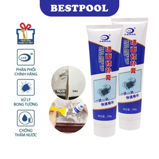   Chính Hãng  Keo Vá Tường Chống Thấm BESTPOOL 250gr - Trám Trét Vết Nứt Khe Hở Tường - Chống Mốc Ẩm Làm Sạch Tường 