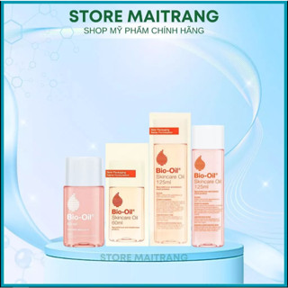 (Tặng 5 chiếc chỉ tăm) Tinh dầu Bio Oil Skincare Oil làm hết rạn da khi mang thai và sau sinh tuổi dậy thì