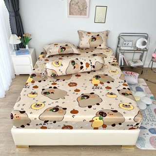 Bộ ga giường 4 món REE Bedding R388 chất thun lạnh đủ size drap trải nệm 1m2 1m4 1m6 1m8 2m