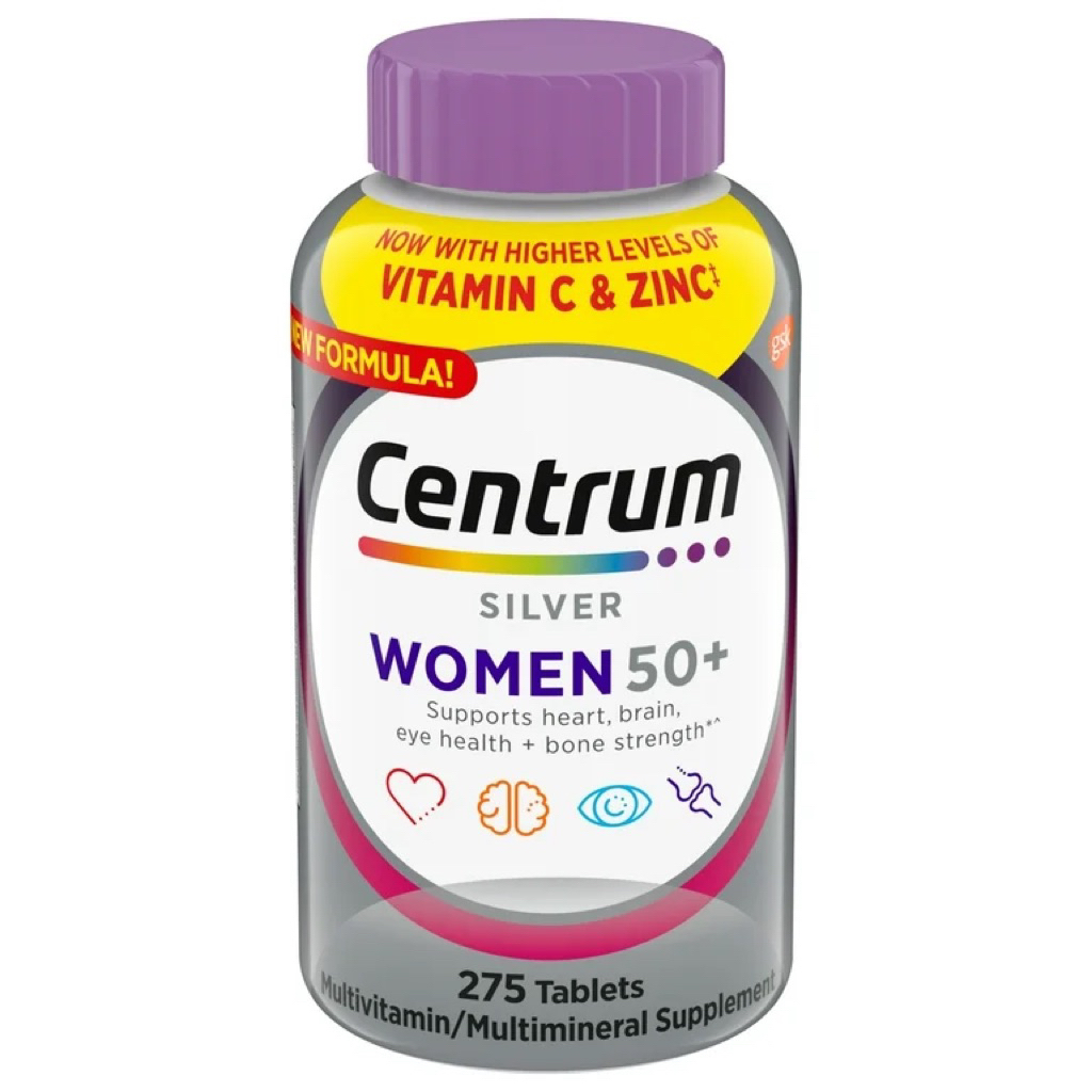 CENTRUM SILVER WOMEN 50+ 💁‍♀️VIÊN UỐNG TỔNG HỢP VITAMIN CHO NỮ TRÊN 50 tuổi Của Mỹ 🇺🇸🇺🇸 