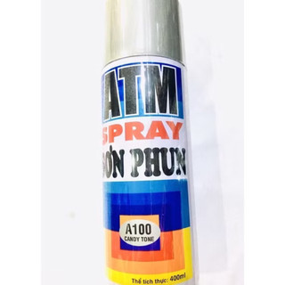 Sơn xịt, sơn phun ATM A100 (candy tone) nhũ bạc