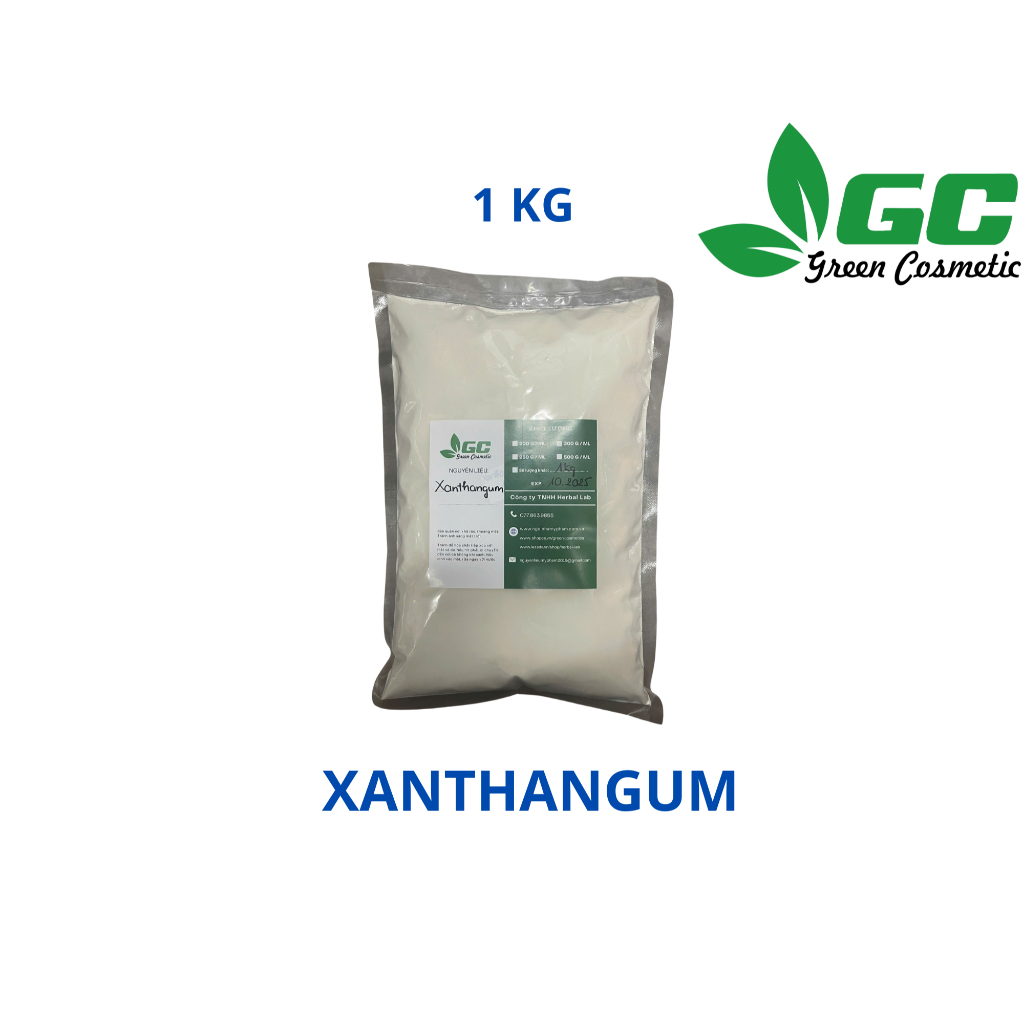 [HCM] Xanthangum - Chất tạo đặc cho kem, dầu gội - Greencosmetics 100g, 500g, 1 kg