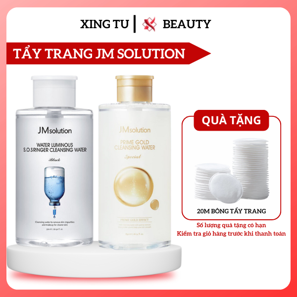 Tẩy trang JM solution Nước Tẩy Trang JM solution Hàn Quốc 500Ml/850Ml Làm Sạch Mịn Da Cấp Ẩm Dịu Nhẹ