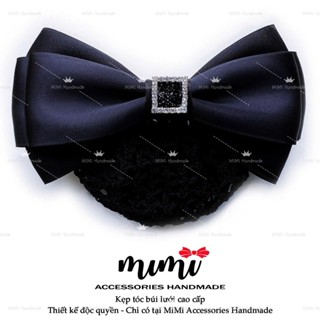   MiMi Kẹp búi lưới cao cấp   Kẹp tóc thời trang nữ phong cách hàn quốc phù hợp cho văn phòng ngân hàng trung niên 