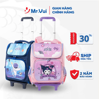  Balo kéo Mr Vui BLK 1013 in hình dễ thương cho bé cấp 1 học sinh tiểu học chống thấm cao cấp 