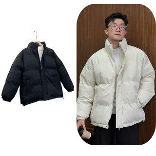 Áo Phao Nam Dài Tay Cổ Cao HALLEY Form Rộng Giữ Nhiệt Chống Gió Phong Cách Hàn Quốc W9