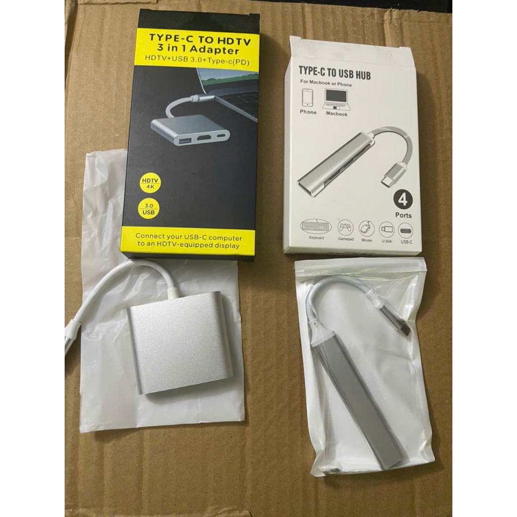 Bộ chuyển đổi TYPE C ra USB HDMI Type c