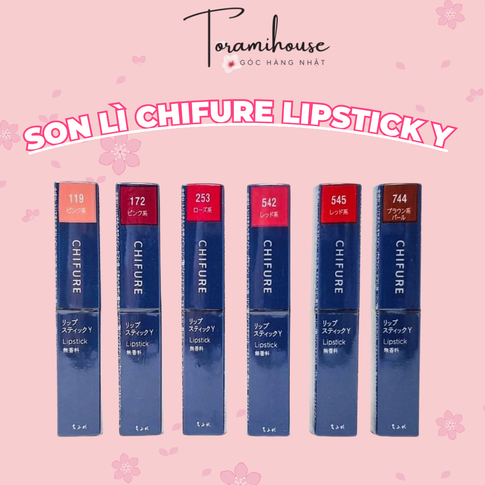 Son lì Chifure Lipstick Y nội địa Nhật