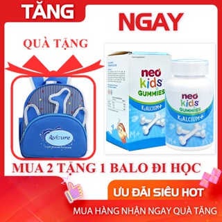 Kẹo Dẻo NEO KIDS GUMMIES K2ALCIUM+ bổ sung canxi cho bé hộp 60 viên