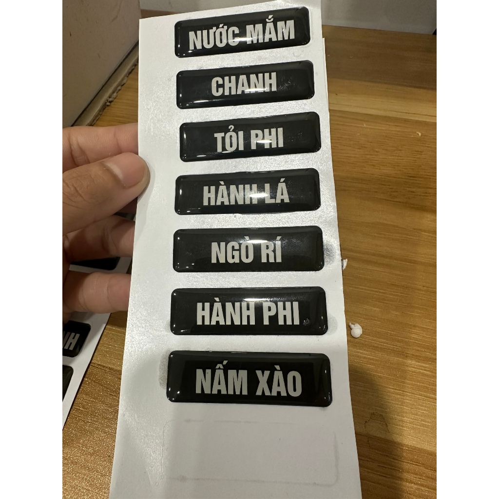 in tem decal epoxy theo yêu cầu,tem nổi 3D theo yêu cầu