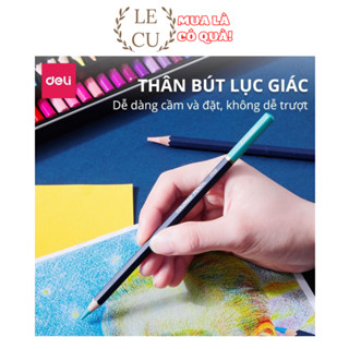  Bút Chì Màu Gốc Dầu Cao Cấp Hộp Thiếc Finenolo Deli-Phù Hợp Vẽ Thiết Kế Phác Họa Tô Màu Truyện Tranh Ec122 
