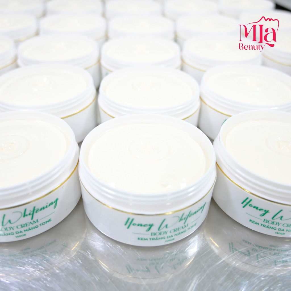 Kem body dưỡng trắng da, make up nâng tone sáng mịn ngăn ngừa lão hoá - Honey Whitening Mla Beauty