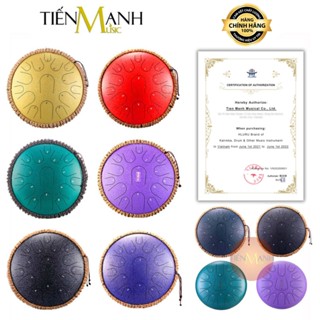   Chính Hãng Kèm HD Học  Trống Tank Hluru Drum 15 Tone TB15 TBP15 14" - Trống Không Linh Lưỡi Thép Steel Tongue 