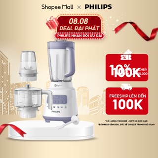 Máy xay sinh tố PHILIPS HR2223 /00 700W full phụ kiện cối nhựa - Hàng Chính Hãng