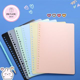 Bìa A4 - Bìa Còng Rời Đục Lỗ Cho Sổ Còng, Bìa Lá Nhựa Nhiều Màu Làm Planer Sổ Còng Khổ A4 Tiện Lợi