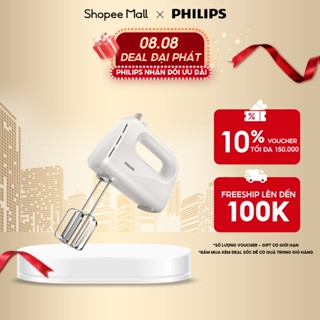 Máy đánh trứng cầm tay PHILIPS HR3705/20 - Hàng Chính Hãng
