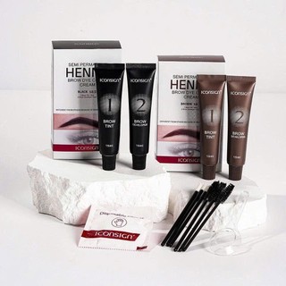  Kem HENNA Nhuộm Lông Mi - Lông Mày  Tint Brow Lamination Cao Cấp  100% Organic  Sản xuất theo công nghệ Châu Âu 