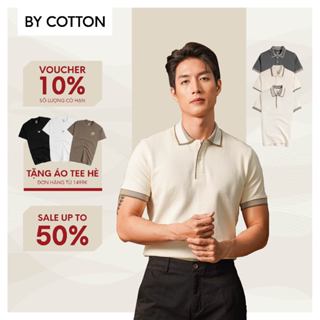 Áo Thun Polo Nam By Cotton Cao Cấp Phối 2Layer 3 Màu - Viền Bo