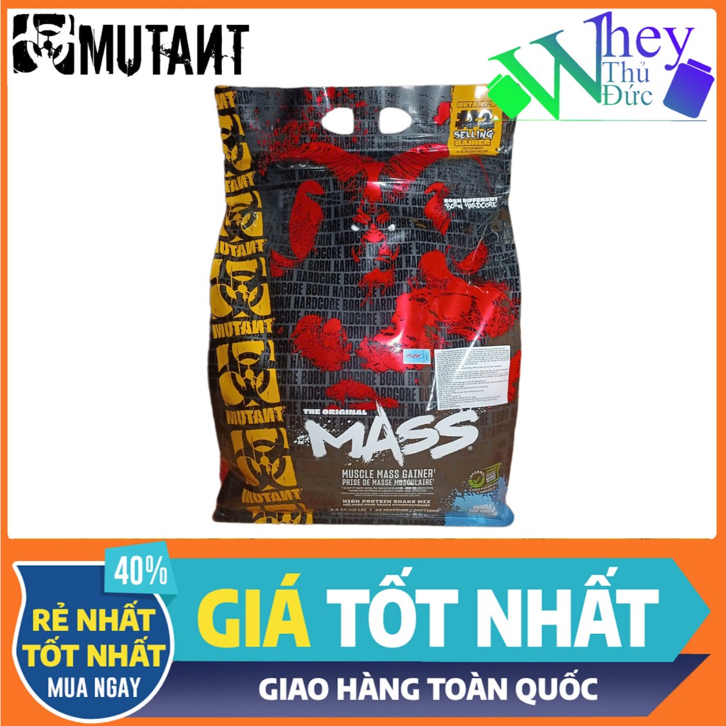 Mass Mutant 15Lbs 6,8kg 105 servings - Sữa tăng cân tăng cơ bổ sung protein