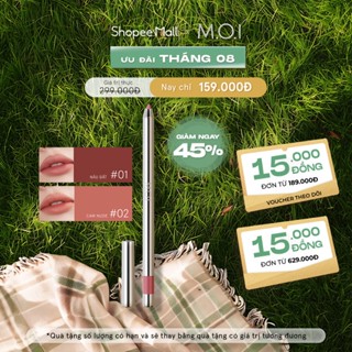[MÀU 01,02] Chì kẻ viền môi đa năng MOI Perfect Shape Lip Liner -  Mỹ Phẩm (HSD: 10/10/2025)