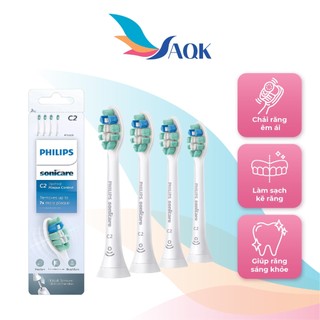 Đầu bàn chải điện Philips Sonicare C2 Optimal Plaque Defence HX902 - Làm sạch răng, dịu nhẹ với nướu và dễ dàng thay thế