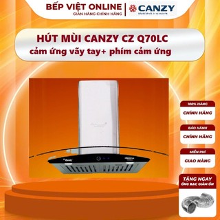 Hút mùi kính cong Canzy CZ H1470KC Hút mùi nhà bếp cảm ứng Bảo hành chính hãng 3 năm
