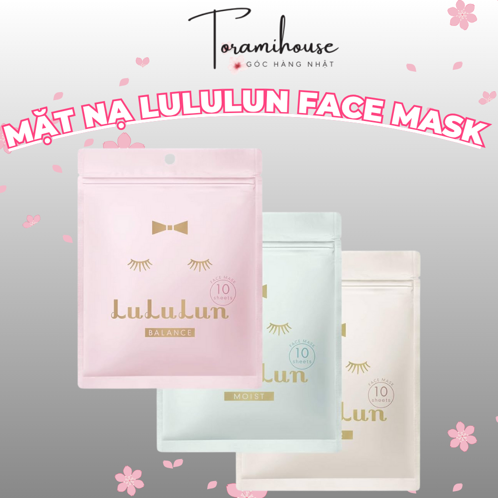 Mặt nạ Lululun (hàng nội địa Nhật, Made in Japan)