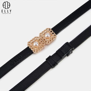 [Deal sang chảnh]  Dây lưng nữ cao cấp da thật ELLY – ED39