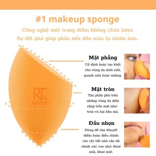 Mút Tán Kem Nền RT Real Techniques Miracle Complexion Sponge 91566 (mới)