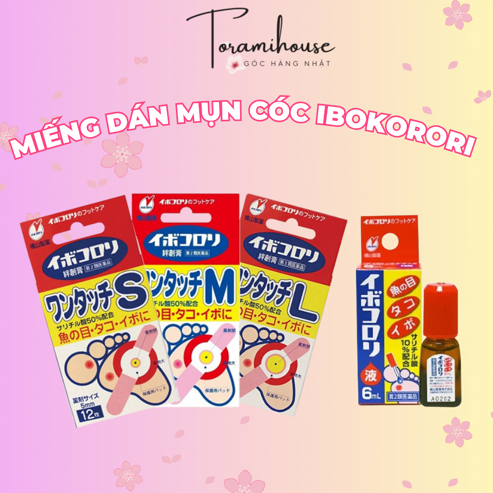 MIẾNG DÁN  MỤN CÓC IBOKORORI NHẬT BẢN (bill Nhật)