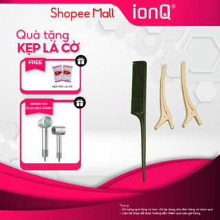 Lược và kẹp tóc khi mua Lược điện chải tóc ionQ Silky 200 triệu ion âm lõi gốm T-Gross chăm sóc tóc suôn mượt