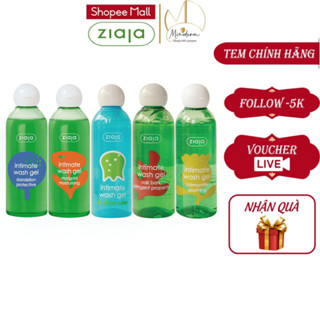 Dung Dịch Vệ Sinh Phụ Nữ ZIAJA Intimate Xuất Xứ Ba Lan Giúp Dưỡng Ẩm, Cân Bằng PH, Khử Mùi 200ml
