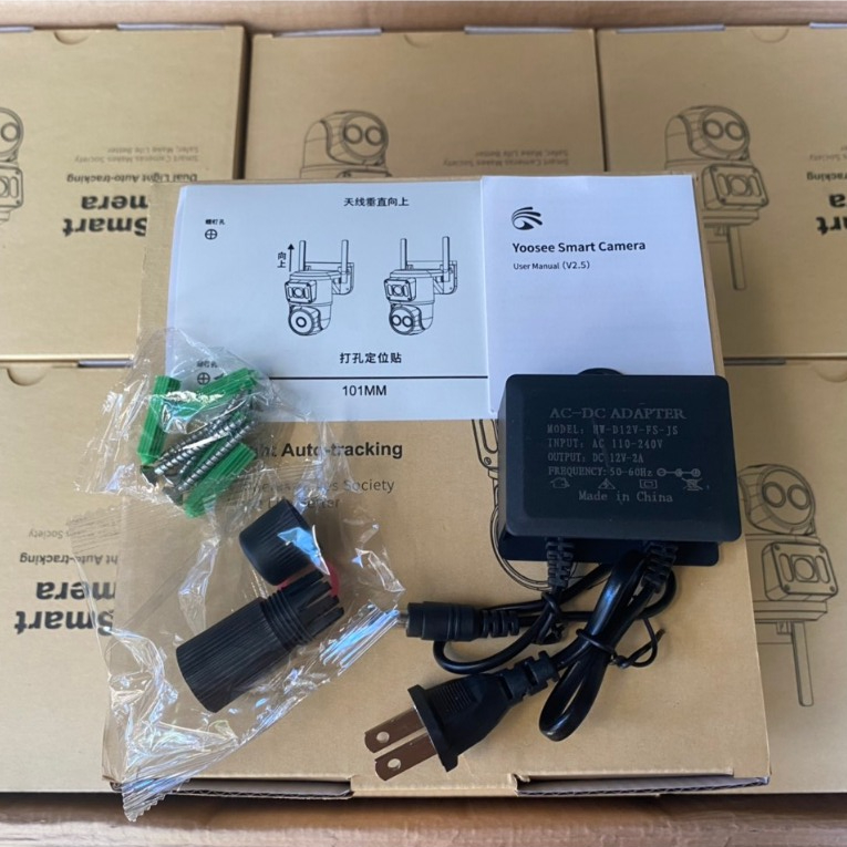 Camera Wifi Yoosee Mắt Zoom F60JD - 4 Ống Kính Xem 3 Khung Hình Rõ Nét Xoay Độc Lập 4 Chiều Đàm Thoại 2 Chiều Tiện Lợi | BigBuy360 - bigbuy360.vn